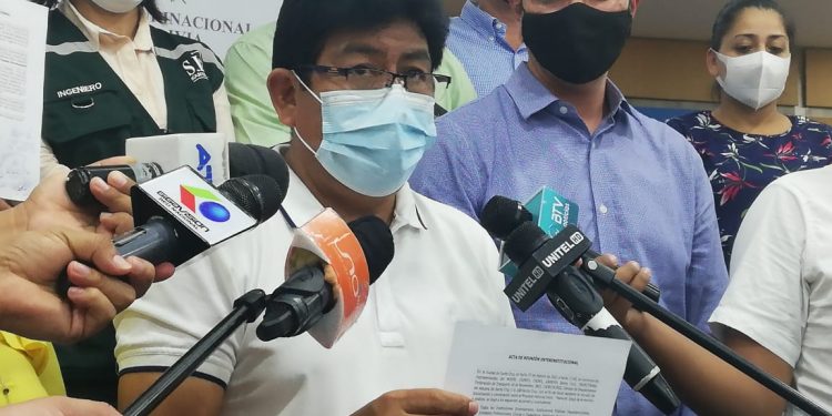 Montaño y el empresariado privado de Santa Cruz acuerdan acciones para implementar la Hidrovía Ichilo – Mamoré