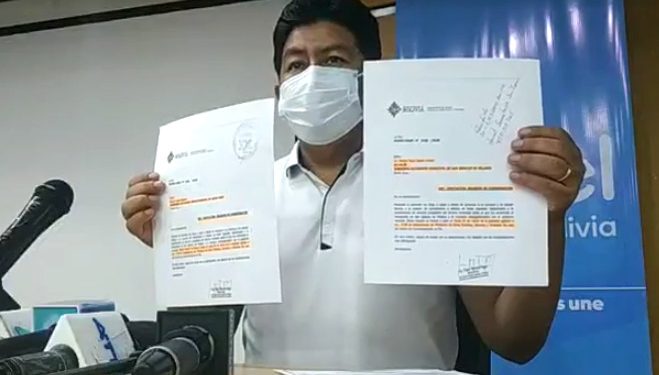 Ministro de Obras Públicas reitera invitación a autoridades cruceñas para poner en funcionamiento el aeropuerto internacional de San Ignacio de Velasco