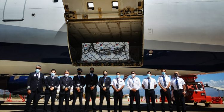 Conoce los vuelos que realizó BoA para combatir el COVID-19 en Bolivia