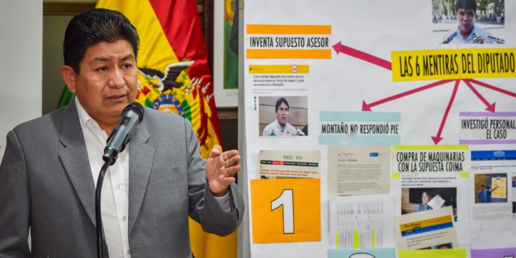 Diputado Héctor Arce empleó 6 mentiras para montar el caso ABC, denuncia Montaño