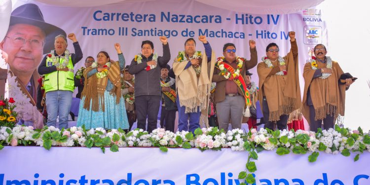 GOBIERNO NACIONAL INICIA LA CONSTRUCCIÓN DE LA CARRETERA NAZACARA – HITO IV, TRAMO III: SANTIAGO DE MACHACA – HITO IV