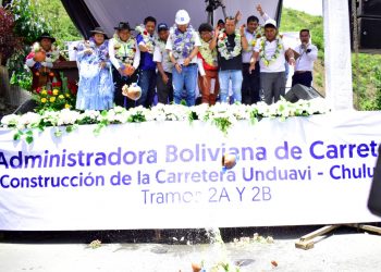 Gobierno inicia la construcción de la carretera Unduavi – Chulumani, tramos 2A y 2B